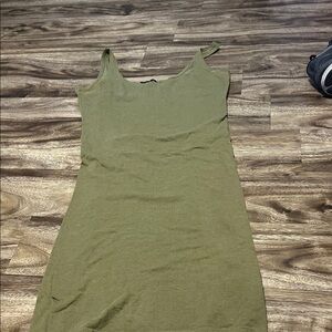 Cotton On Khaki Midi Dress